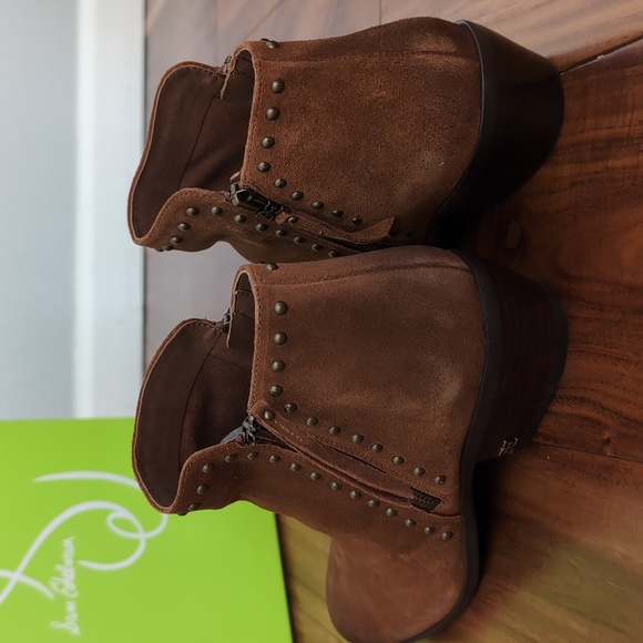 Sam Edelman Paola Studded Zip Boots Size 9  New in Box ❤️ - Picture 8 of 12